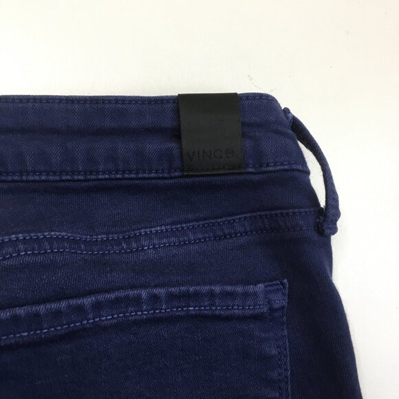 VINCE Blue RILEY Legging 5 Pocket Logo Hardware Skinny Jeans - Picture 10 of 11